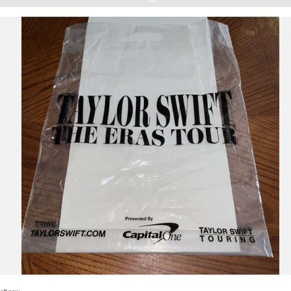 ** Taylor Swift The Eras Tour Official Merch Clear Shopping Bag - Picture 5 of 5